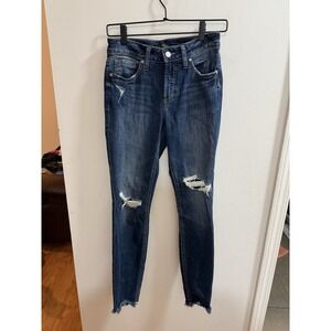 Silver Jeans Women's Suki Skinny Distressed‎ 27x29